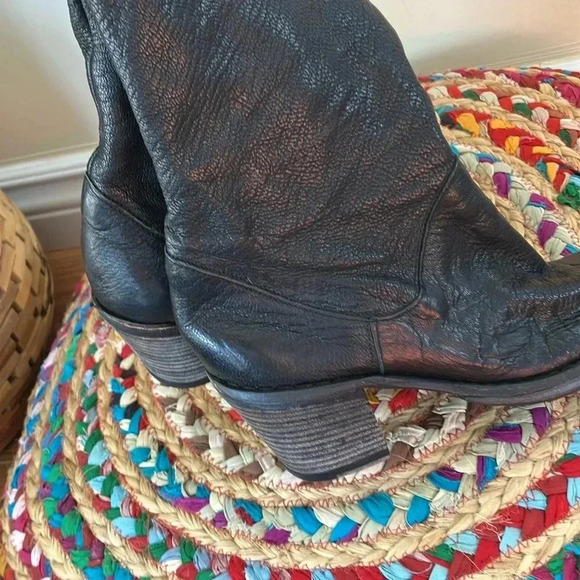 Fiorentini + Baker black leather  high boots - Picture 3 of 10